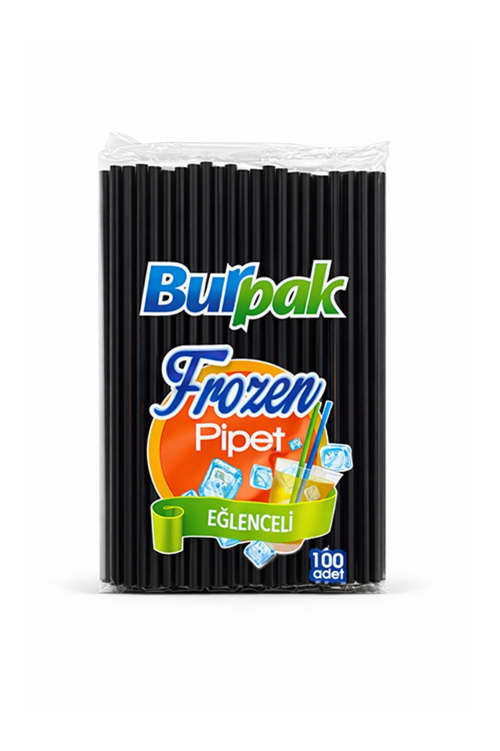 Burpak Pipet Frozen Siyah 100Lü*60 Pk.