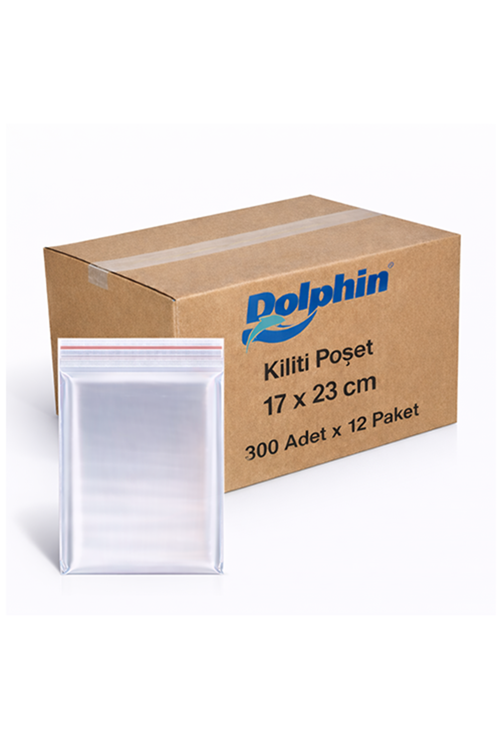 Dolphin 17*23 Kilitli Poşet 300Lü*12 Pk.