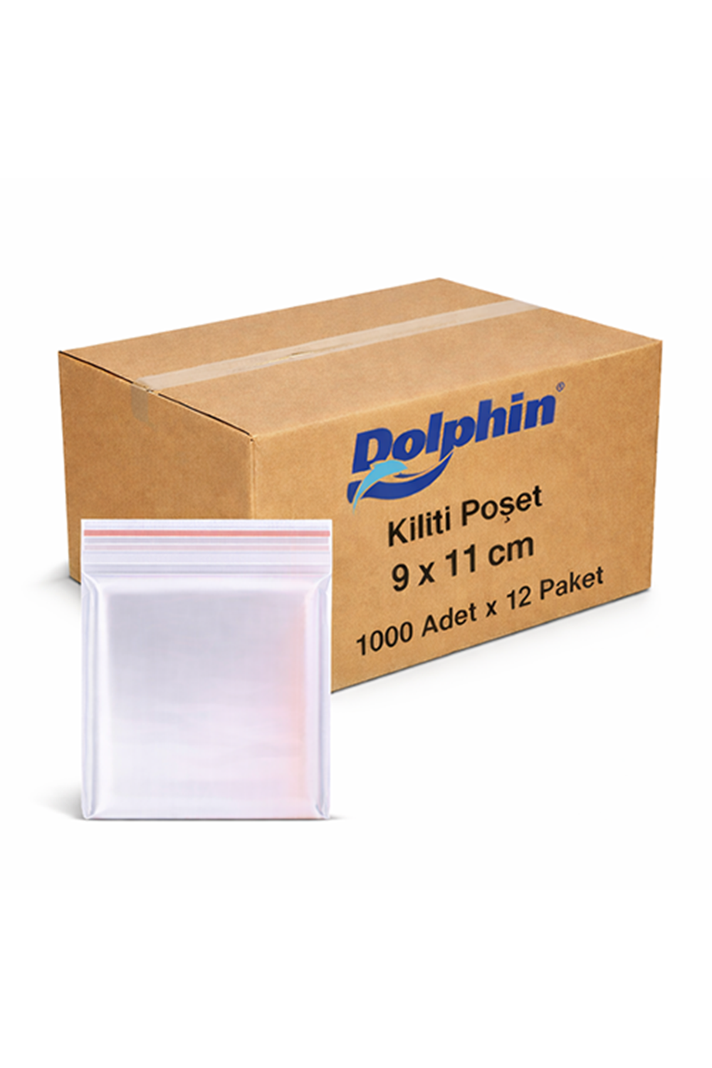 Dolphin 9*11 Kilitli Poşet 1000Li*12 Pk.
