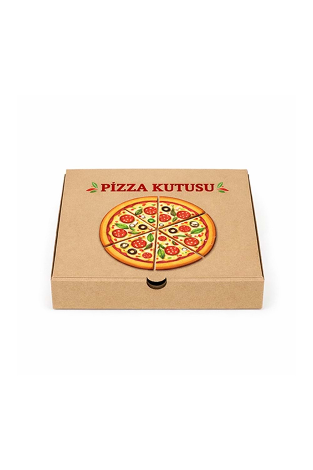 Karton Pizza Kutu Orta 28*28*4.5 Cm 100 Ad.