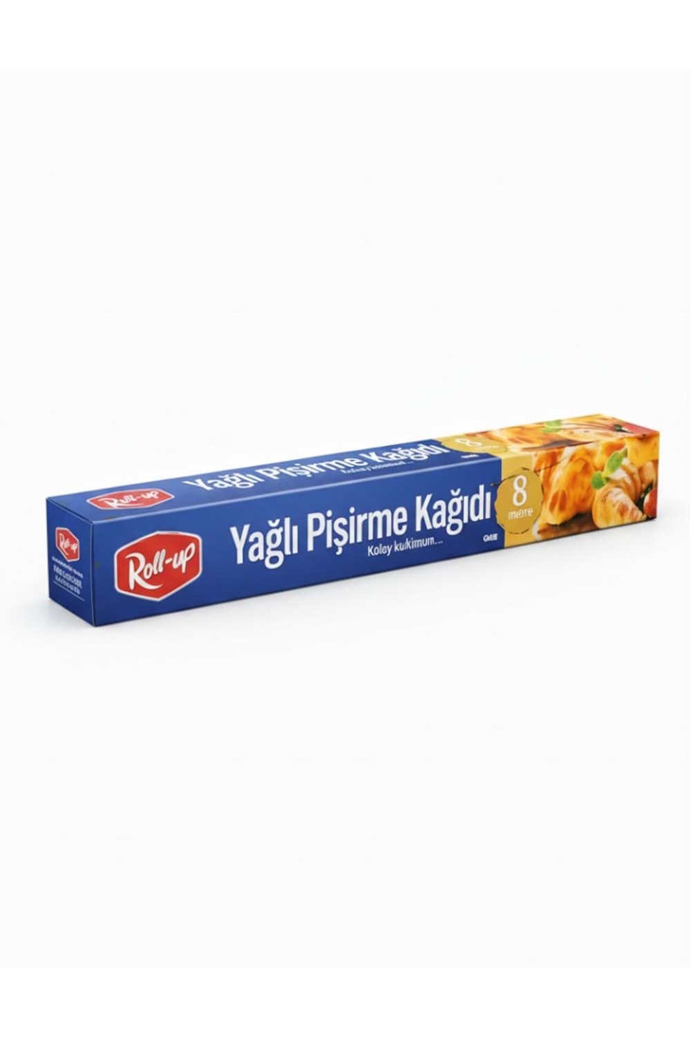 Rollup Slikonlu Kesilmiş Pişirme Kağıt 8Mt 24 Ad.