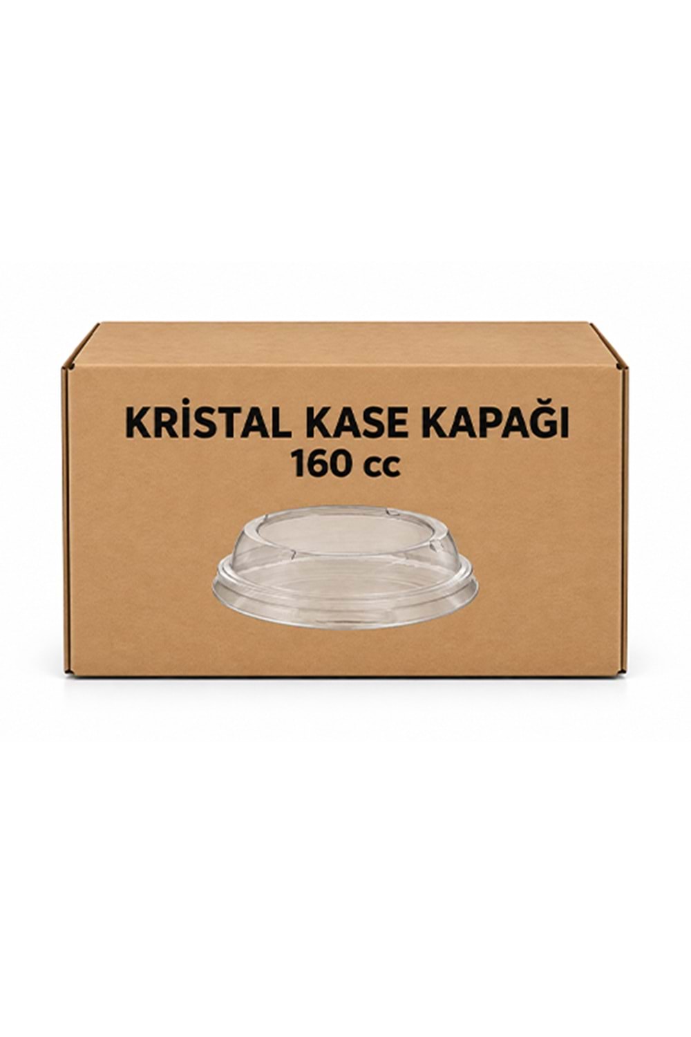 Yuvarlak Kristal Kase 160Cc Kapak 100Lü*10 Pk.
