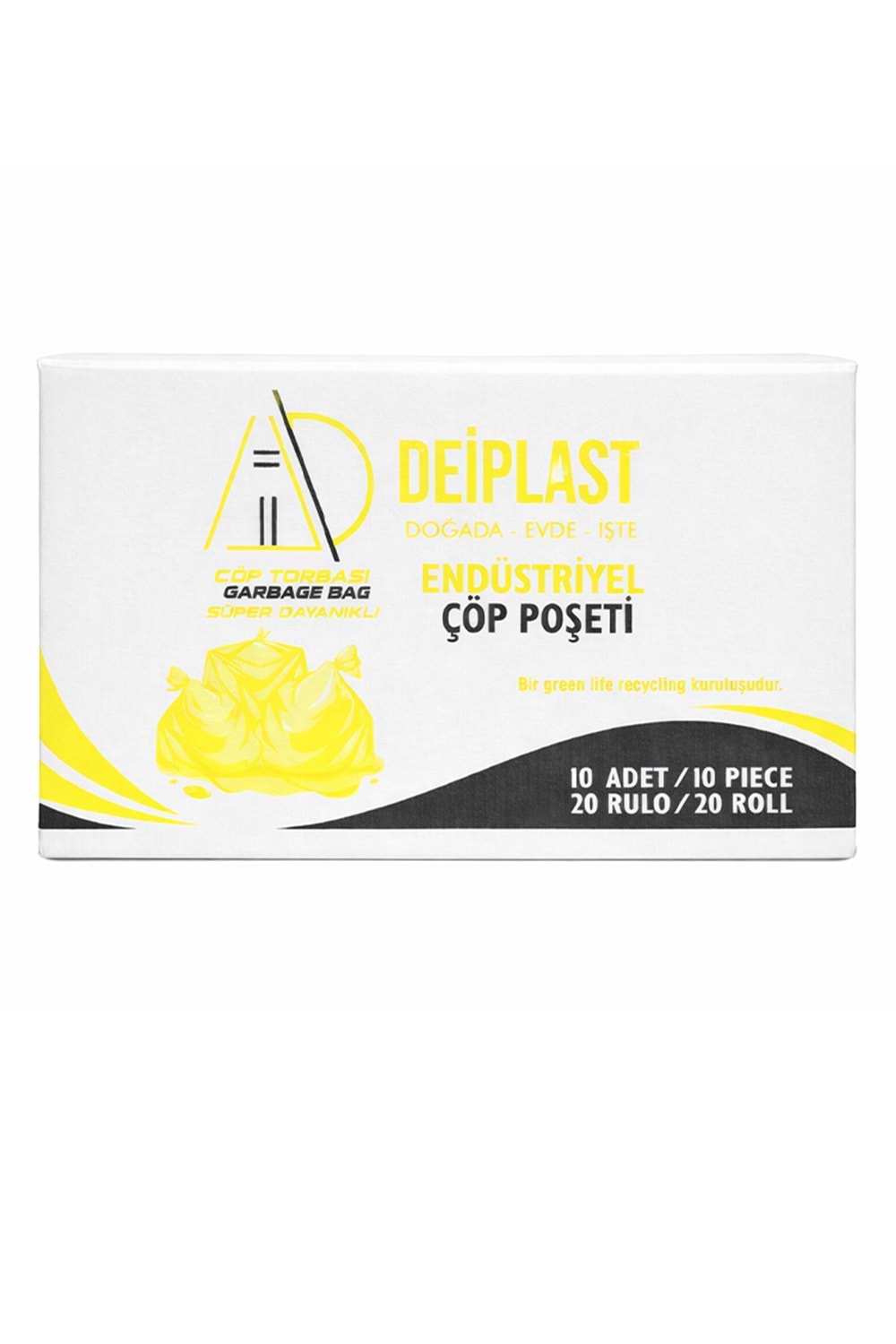 J650 Jumbo Boy Çöp Poşeti Siyah 80*110 20Ad.