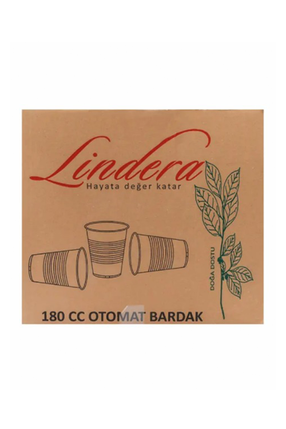 Lindera 180 cc Pet Bardak 100 Lü*30 Pk.
