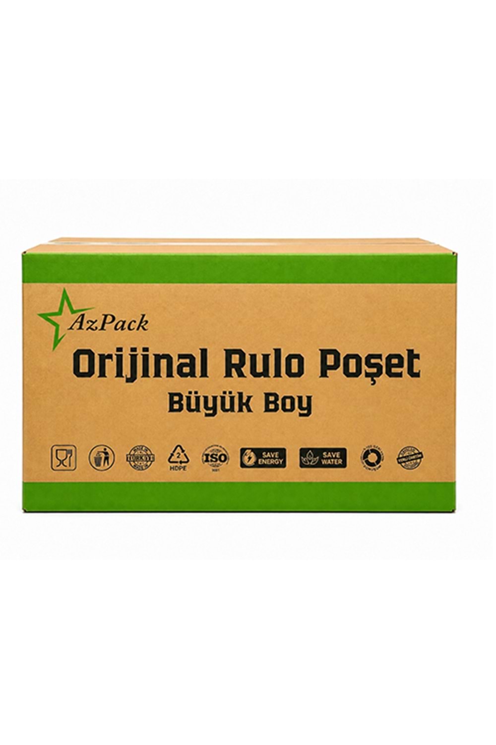 AZPACK BÜYÜK BOY RULO POŞET 20 Lİ