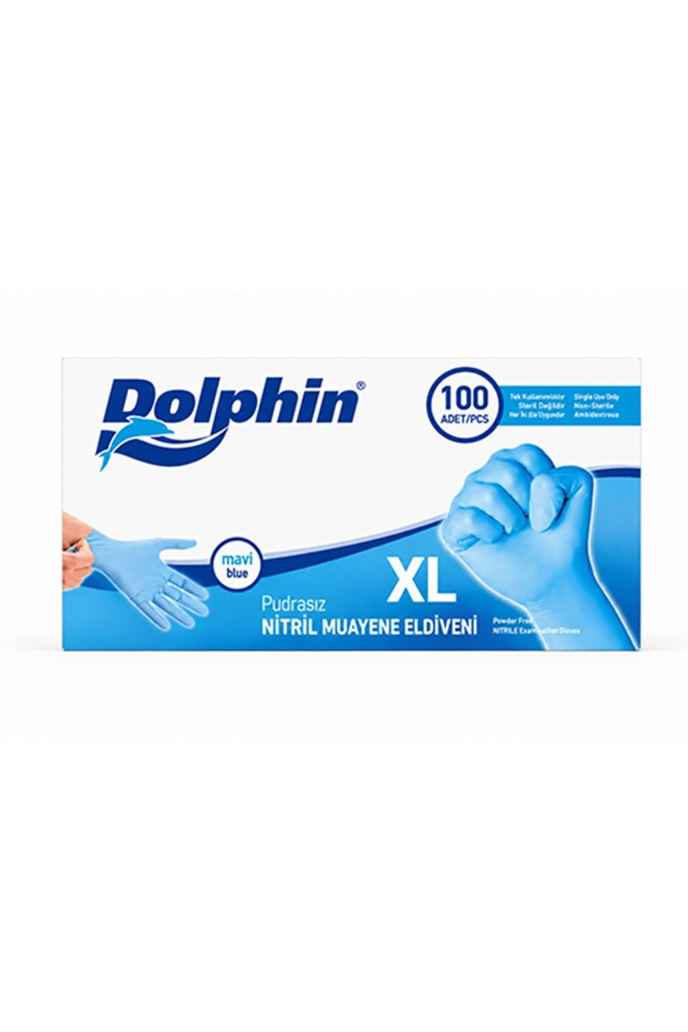 Dolphin Nitril Mavi Eldiven X-Large 100Lü*20 Pk