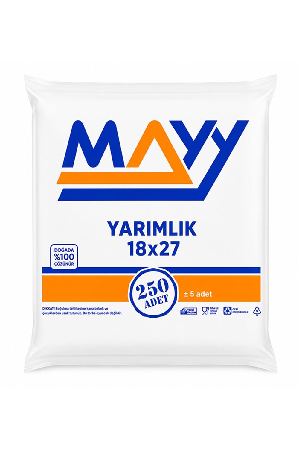 Mayy 18*27 Yarımlık Şeker Poşeti 250*40 Pk.