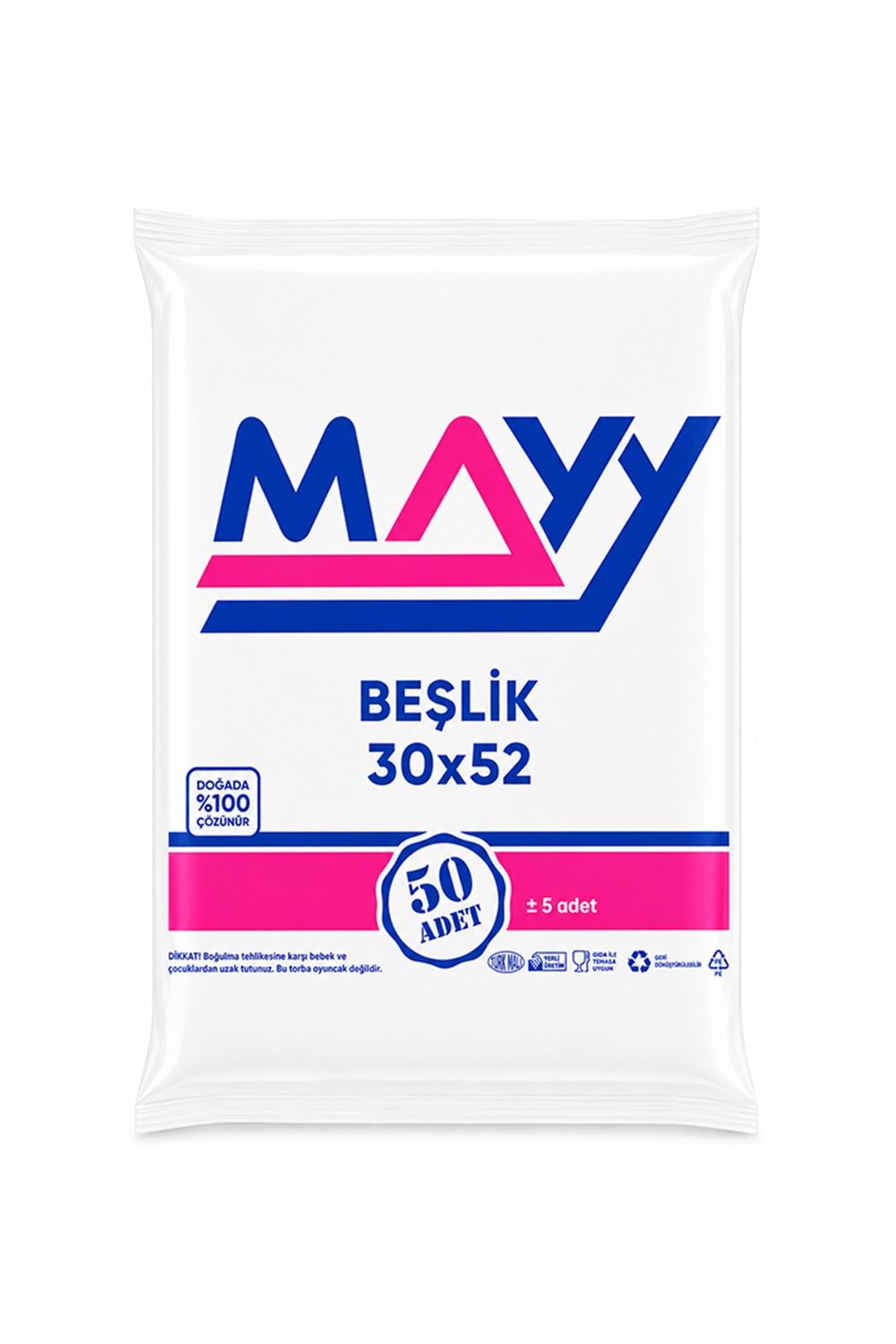 Mayy 30*52 Beşlik Şeker Poşeti 50*40 Pk.