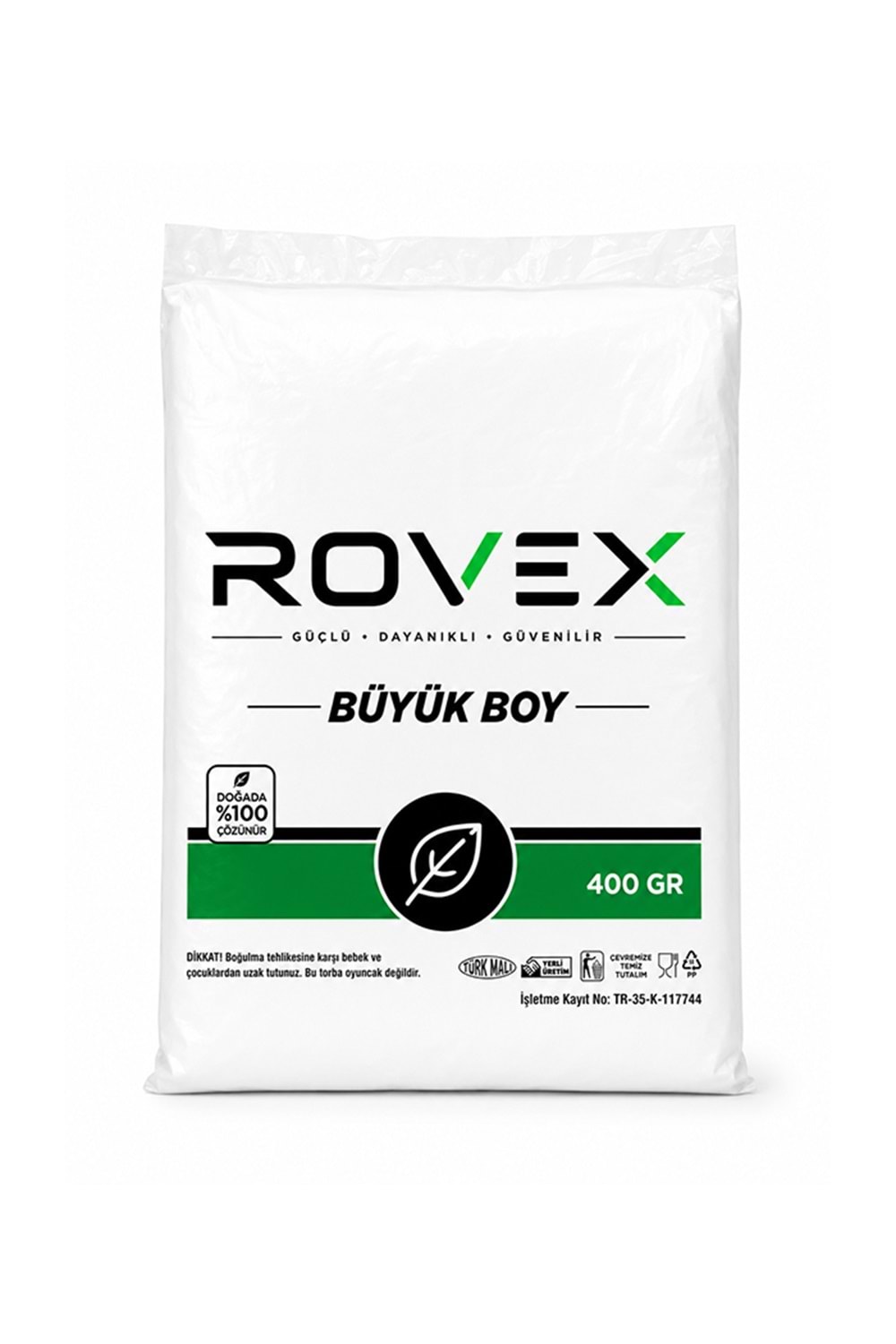 Rovex Hışır Poşet Büyük 400 Gr*30 Pk.
