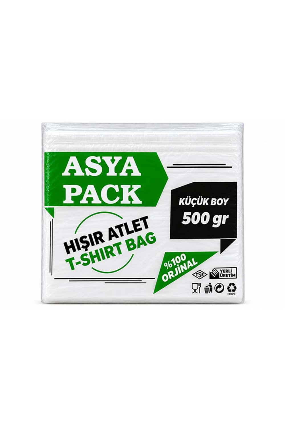 Asya Pack Hışır Poşet Küçük 500 Gr 20 Pk.