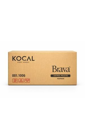 Brava Extra 30*30 Peçete (100 Adet)*24 Pk