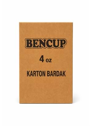 Bencup 4 Oz Karton Bardak 50Li*40Pkt