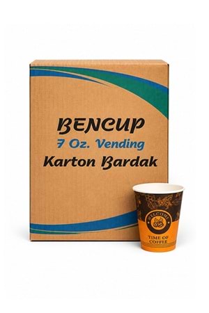 Bencup 7 Oz Vending Karton Bardak 50Li*60Pkt