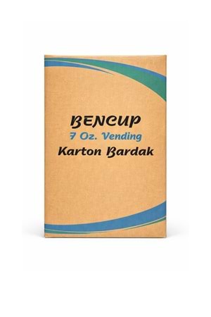 Bencup 7 Oz Vending Karton Bardak 50Li*60Pkt