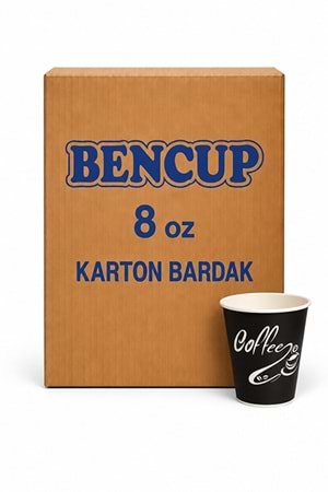 Bencup 8 Oz Karton Bardak 40Lı*50Pkt