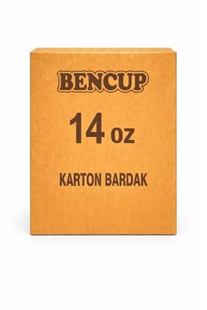 Bencup 14 Oz Karton Bardak 50Li*20 Pkt