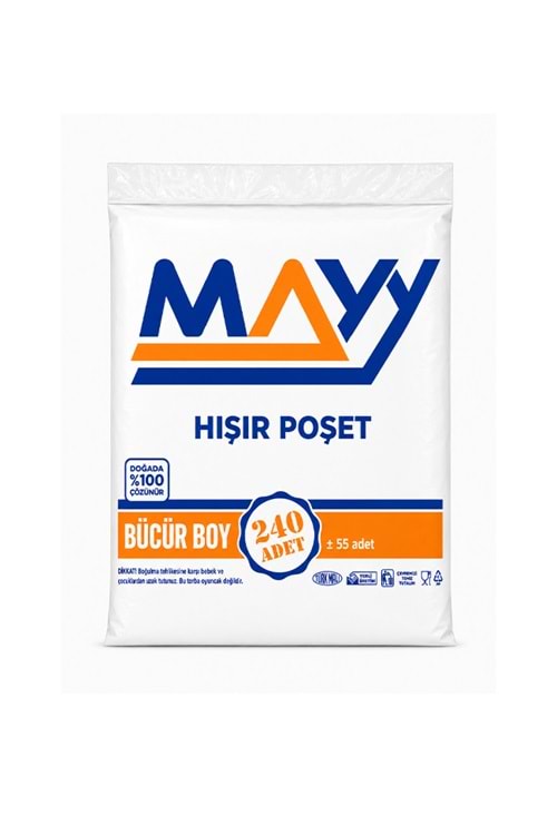 Mayy Hışır Poşet Bücür 240*30Pk