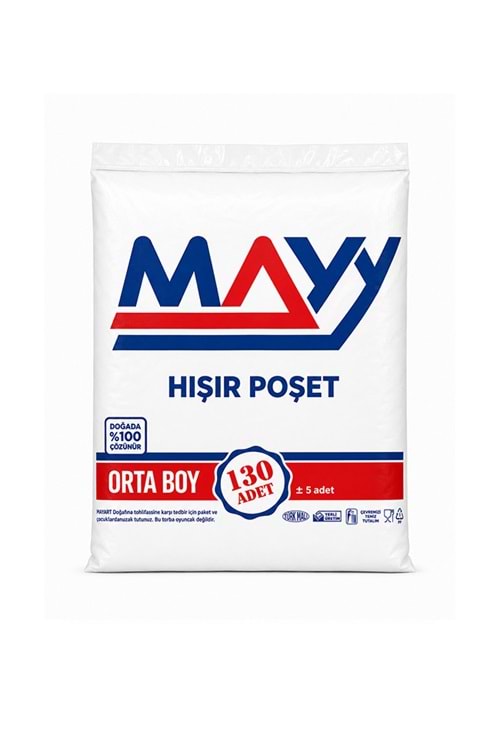 Mayy Hışır Poşet Orta 130*30Pk