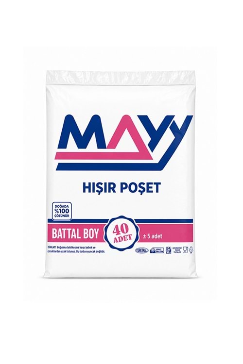 Mayy Hışır Poşet Battal 40*30 Pk
