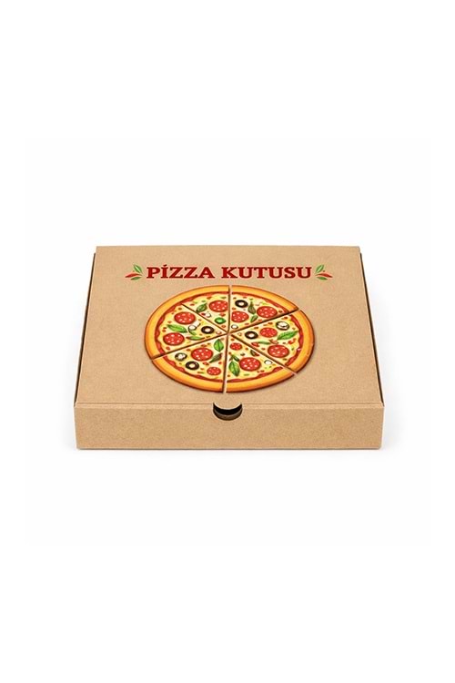 Karton Pizza Kutu Orta 28*28*4.5 Cm 100 Ad.