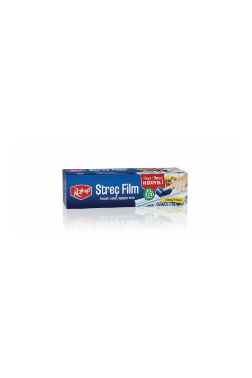 Rollup Strech Film 30*300Mt 9Mc Kayar Bıçak 24 Ad.