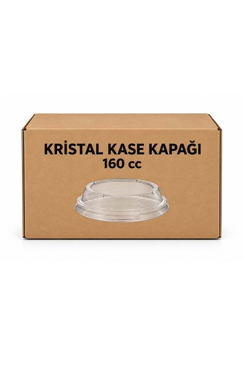 Yuvarlak Kristal Kase 160Cc Kapak 100Lü*10 Pk.