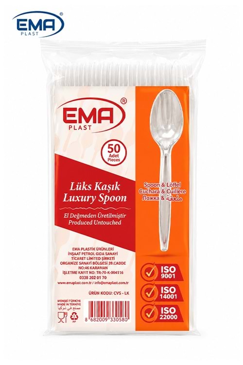 Ema Lüks Kaşık 50*60 Pk