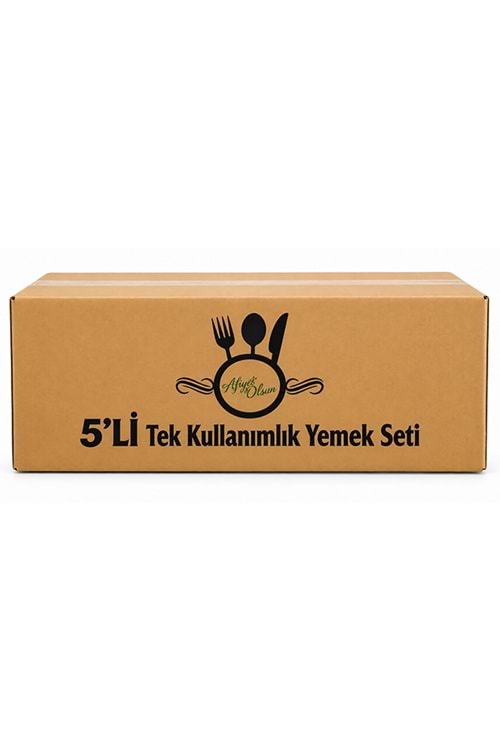 Lüx Set 5*Li Kaşık Çatal 500Ad.
