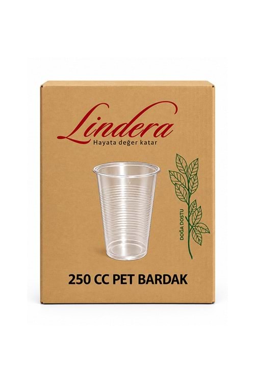 Lindera 250 Cc Pet Bardak 100*20 Pk.