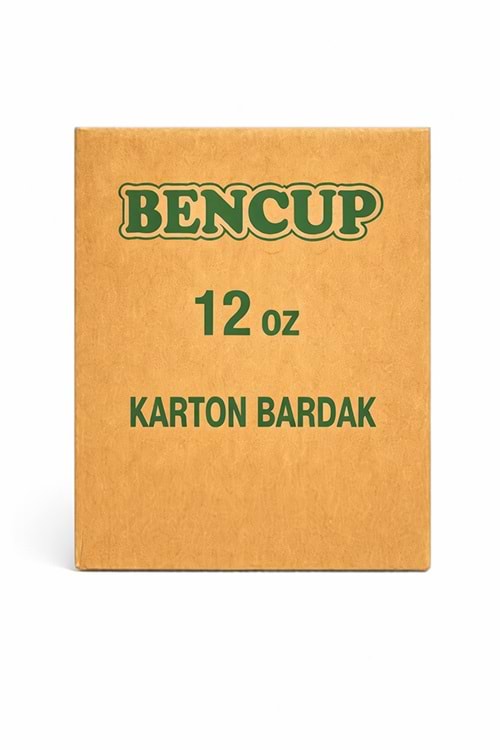 Bencup 12 Oz Karton Bardak 40Lı*50 Pkt