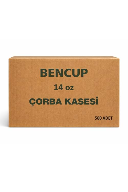 Bencup 14 Oz Çorba Kasesi+Kapak 25*40 Pk
