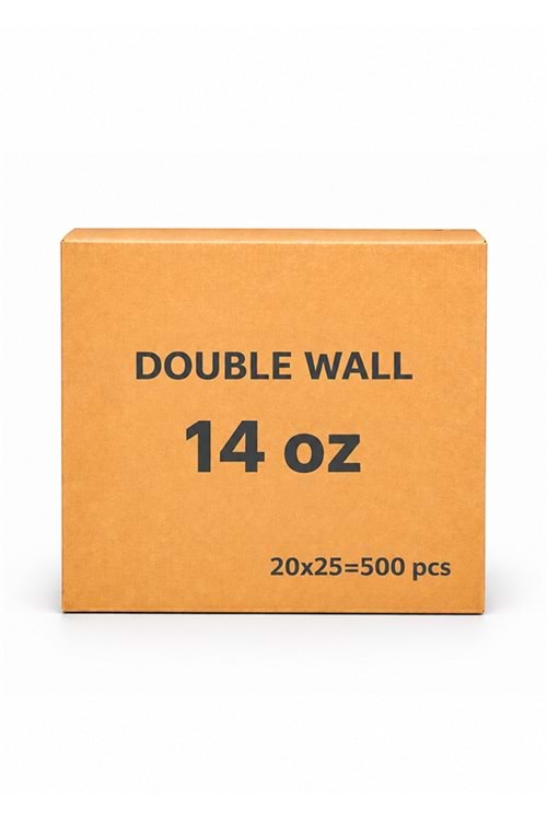 Bencup 14 Oz Double Wall Bardak 25Li*20Pkt