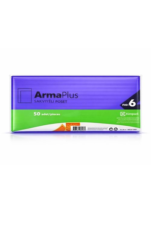 Naksan Renkli Opak 6No Takviyeli Poşet 60*70Cm 10 Pk.