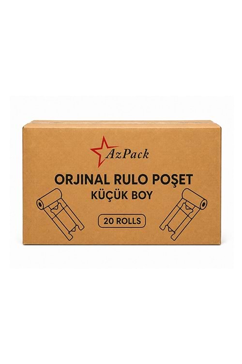 AZPACK KÜÇÜK BOY RULO POŞET 20 Lİ