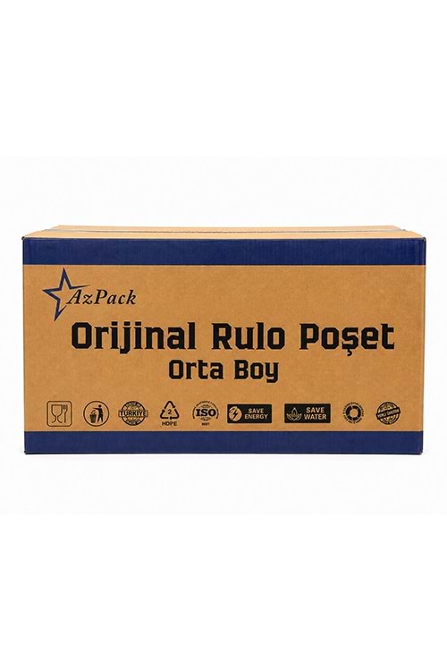 AZPACK ORTA BOY RULO POŞET 20 Lİ