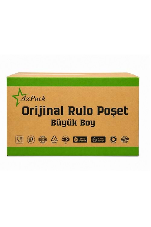 AZPACK BÜYÜK BOY RULO POŞET 20 Lİ