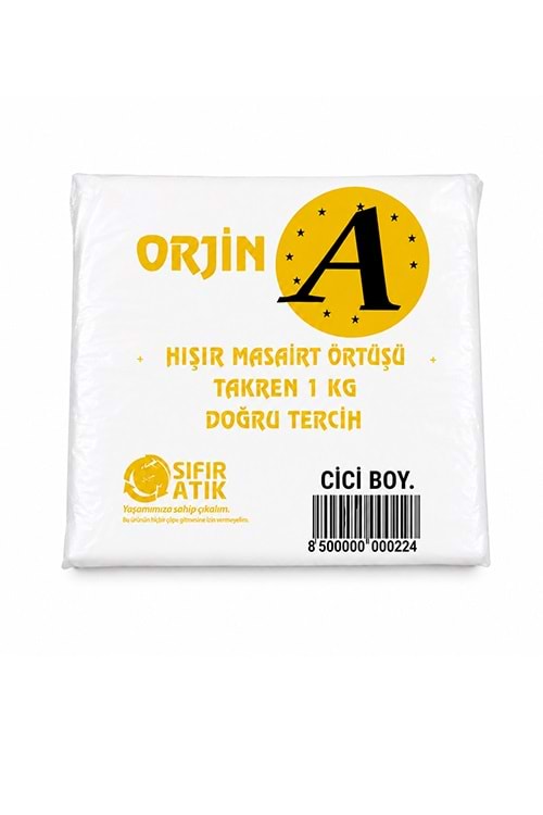 ORJİN BÜCÜR BOY KALSİTLİ HIŞIR POŞET 25 KG