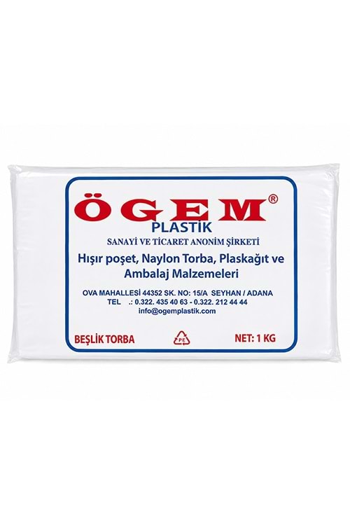 Ögem 30*52 Beşlik Naylon Torba 25 Kg.