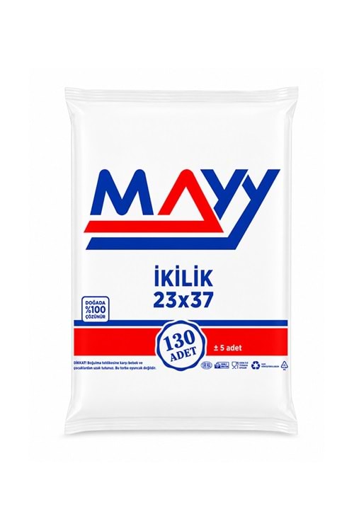 Mayy 23*37 İkilik Şeker Poşeti 130*40 Pk.