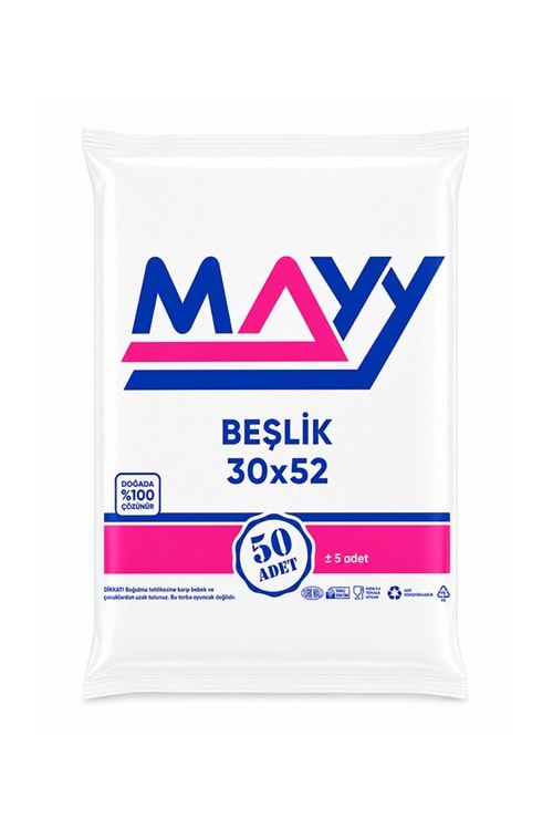 Mayy 30*52 Beşlik Şeker Poşeti 50*40 Pk.