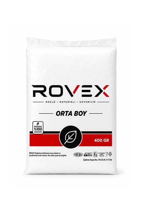 Rovex Hışır Poşet Orta 400 Gr*30 Pk.