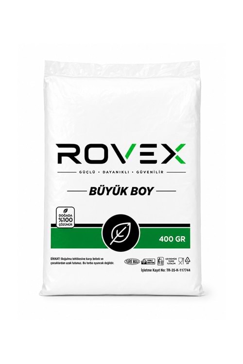 Rovex Hışır Poşet Büyük 400 Gr*30 Pk.