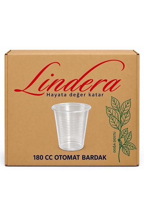Lindera 180 cc Pet Bardak 100 Lü*30 Pk.