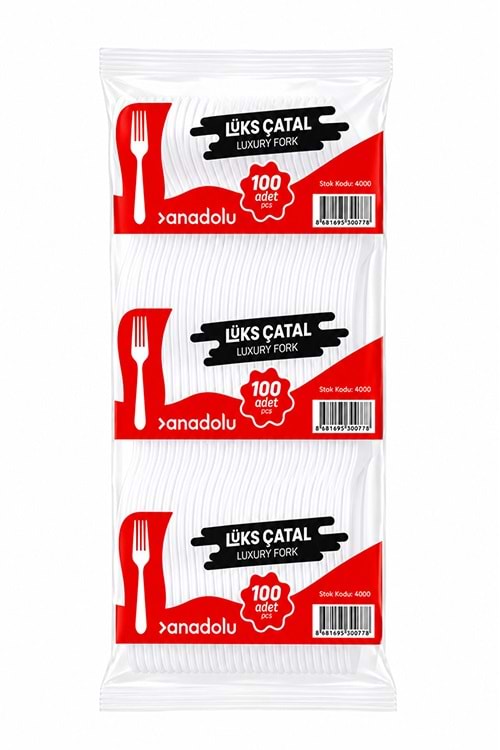Anadolu Lüks Çatal 100*40 Pk