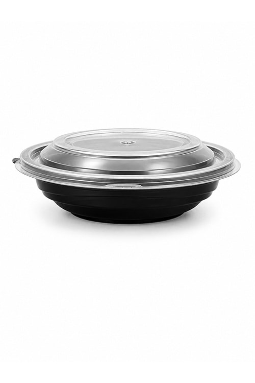 Siyah Yuv. Yemek Kap+Kapak 500cc 27Gr 200.Ad