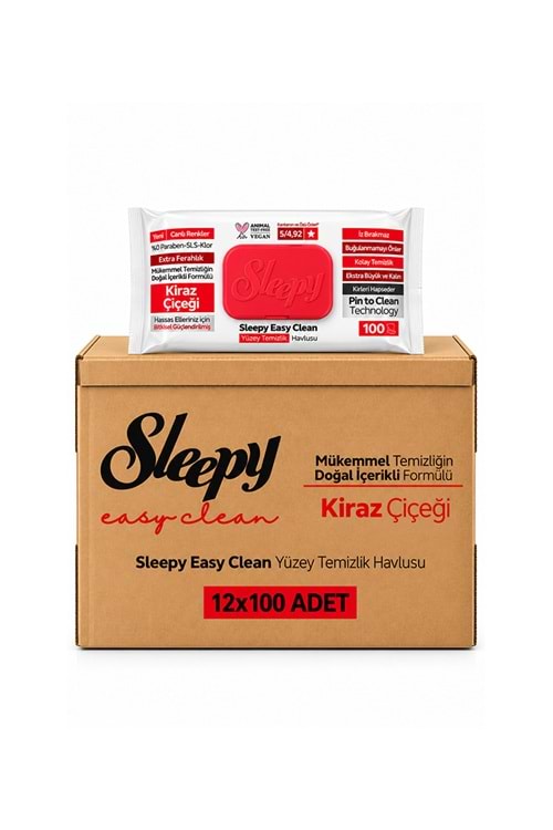 Sleepy Yüzey Tem. Havlu-Kiraz Çiçeği 100*12 Pk