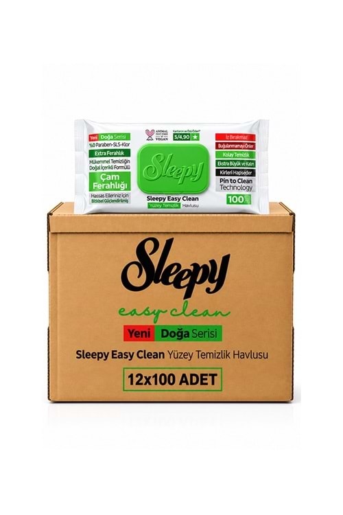 Sleepy Yüzey Tem. Havlu-Çam Ferahlığı 100*12 Pk