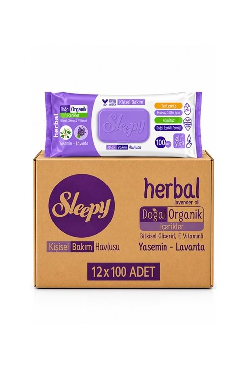 Sleepy Kişisel Bakım Havlu-Herbal 100*12 Pk