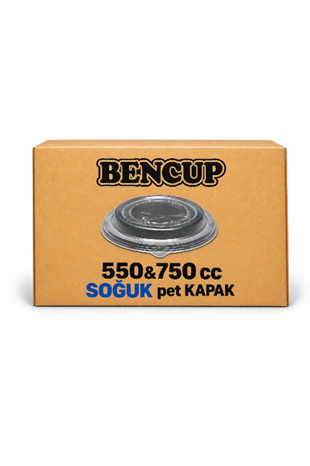 Bencup 550&750 Pet Soğuk Kapak 500 Ad.