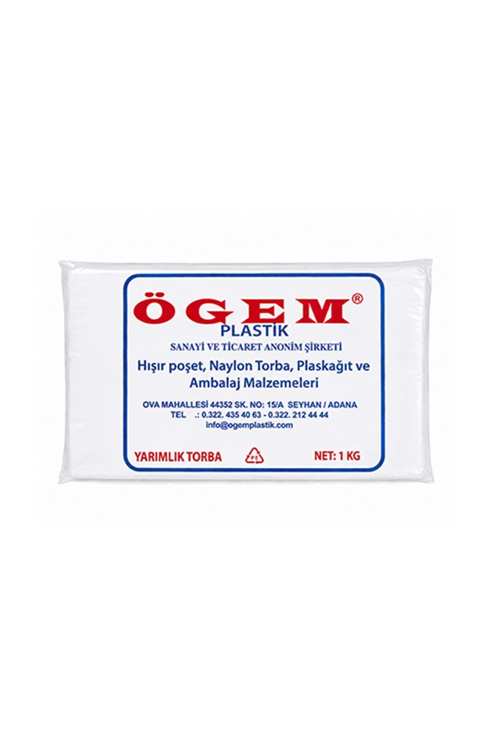 Ögem 14*28 Yarımlık Naylon Torba 25 Kg.